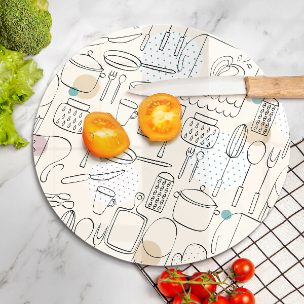 Chopping board glass Kitchen accessories