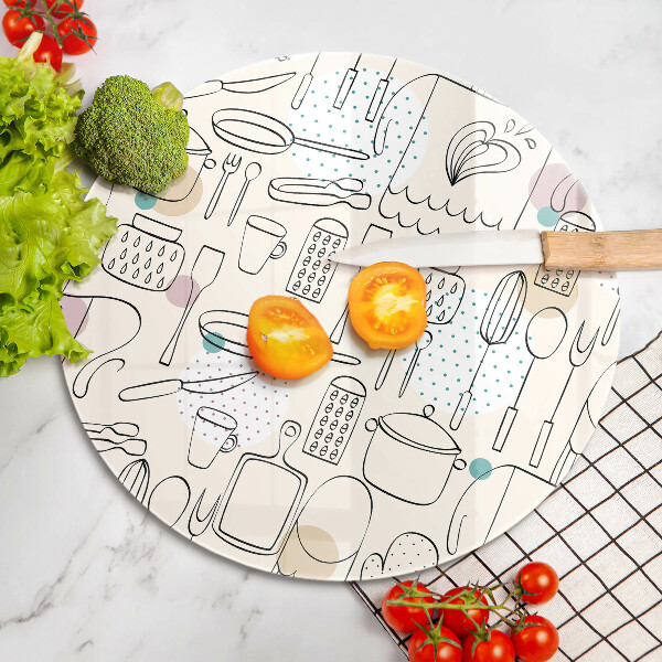 Chopping board glass Kitchen accessories