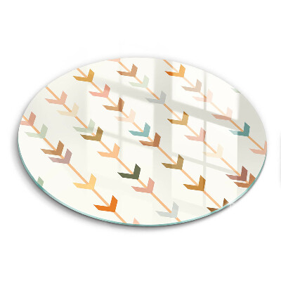 Chopping board glass Geometric elements