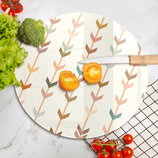 Chopping board glass Geometric elements
