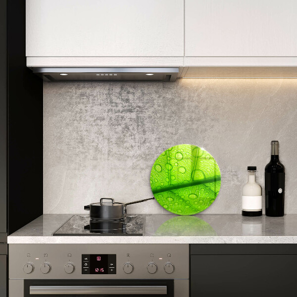 Chopping board glass Leaf closer