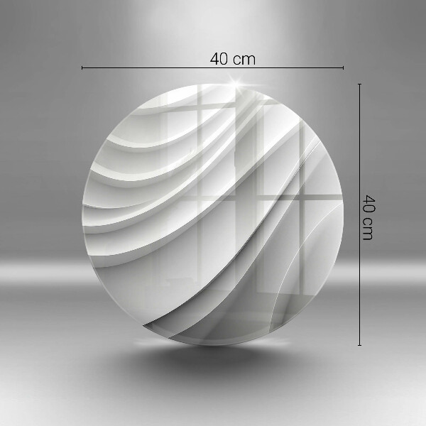 Chopping board glass Geometric lines