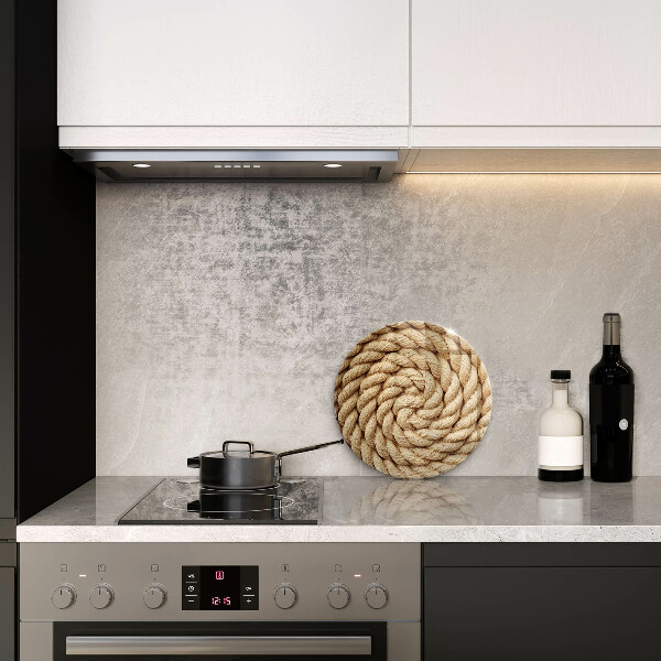 Chopping board glass Thick rope rope