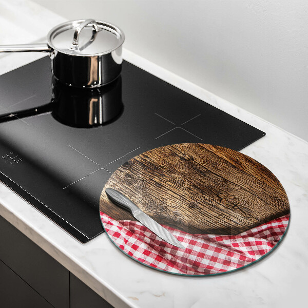 Chopping board glass Wooden table