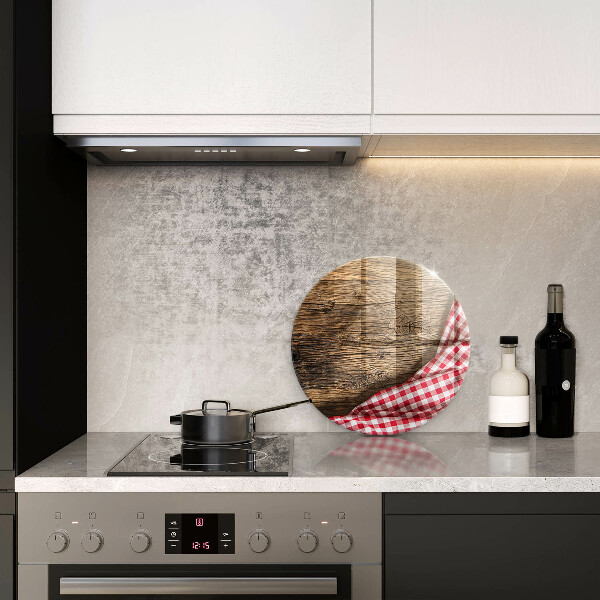 Chopping board glass Wooden table