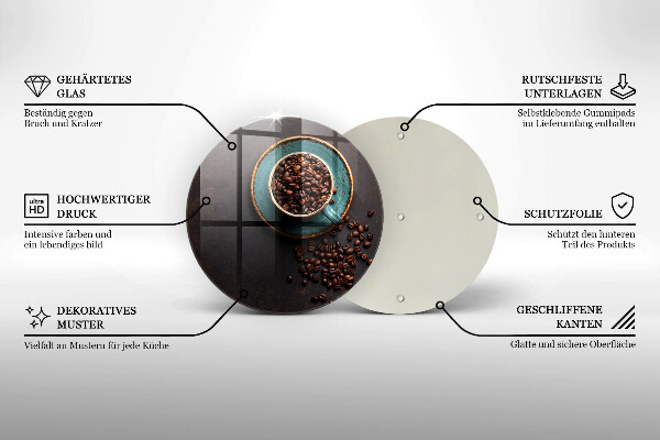 Chopping board Coffee grain cup