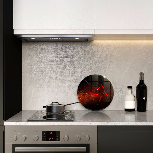 Chopping board Hot chili peppers