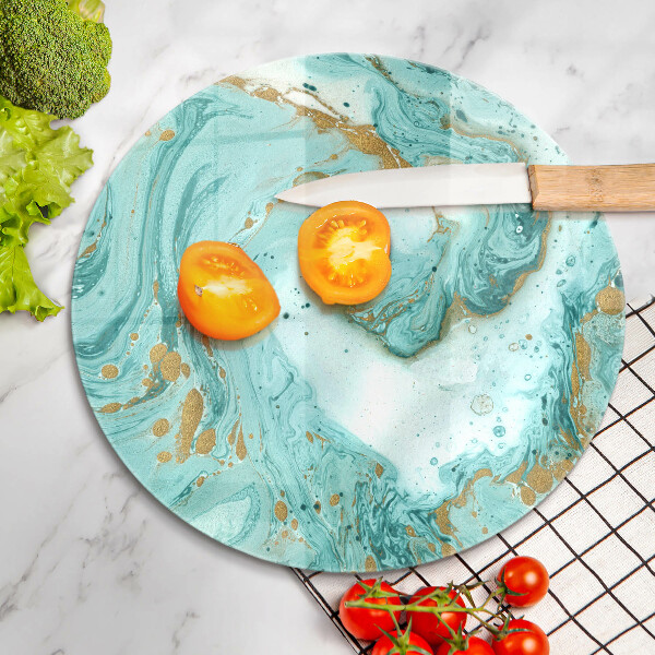 Chopping board Blue abstraction