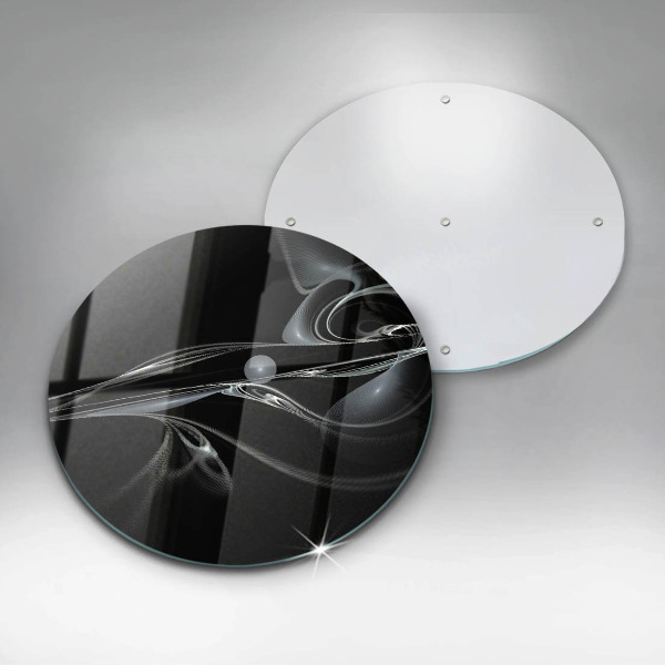 Chopping board glass Modern abstraction