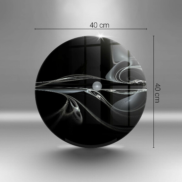 Chopping board glass Modern abstraction