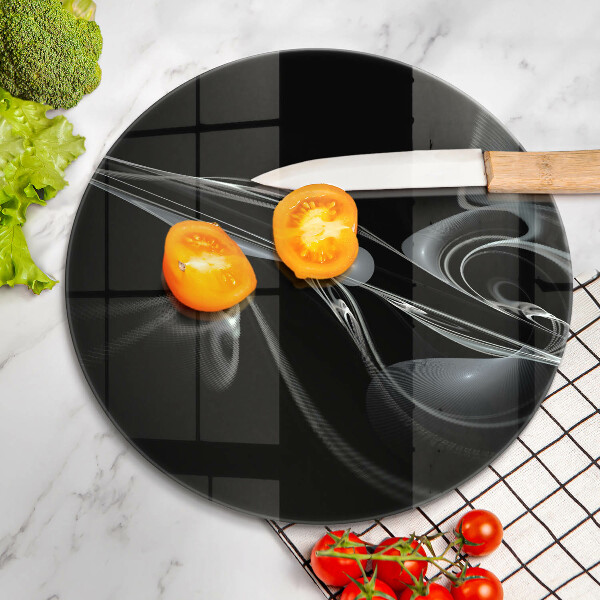 Chopping board glass Modern abstraction