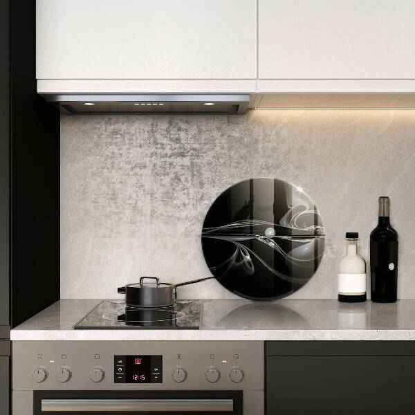 Chopping board glass Modern abstraction