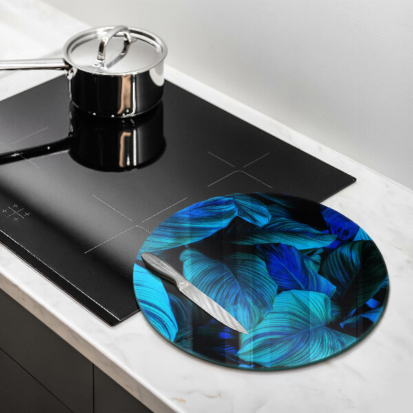 Chopping board glass Jungle vegetation leaves