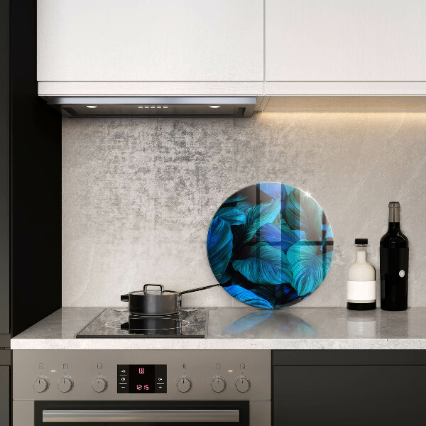Chopping board glass Jungle vegetation leaves