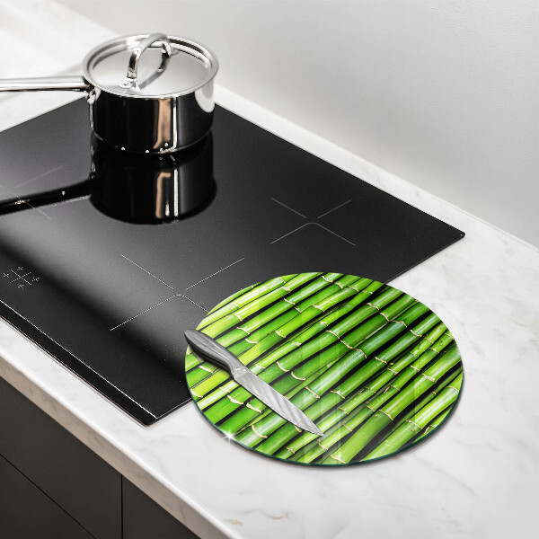Chopping board glass Nature bamboo