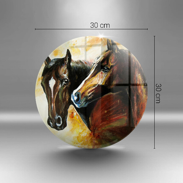 Chopping board Animals horses