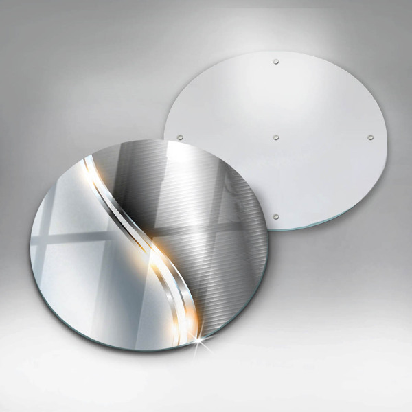 Chopping board glass Metal art