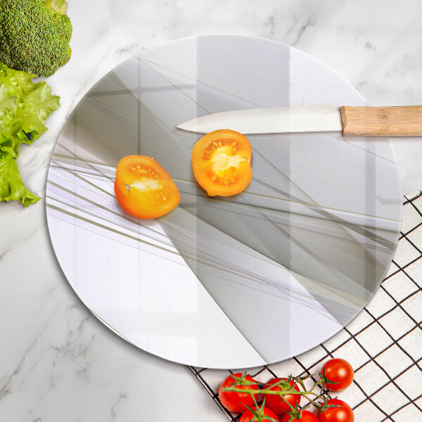 Chopping board glass Abstraction Design lines