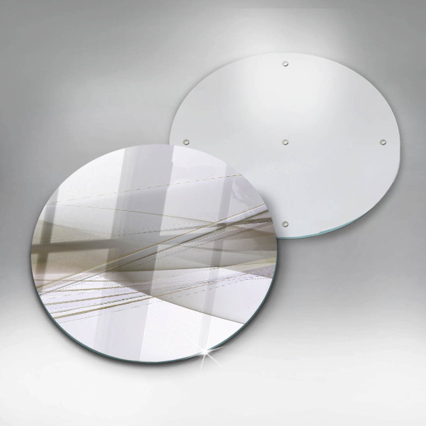 Chopping board glass Abstraction Design lines