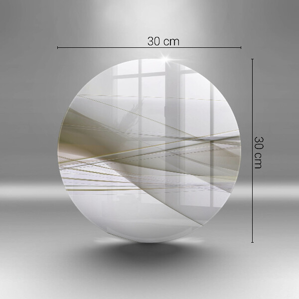 Chopping board glass Abstraction Design lines