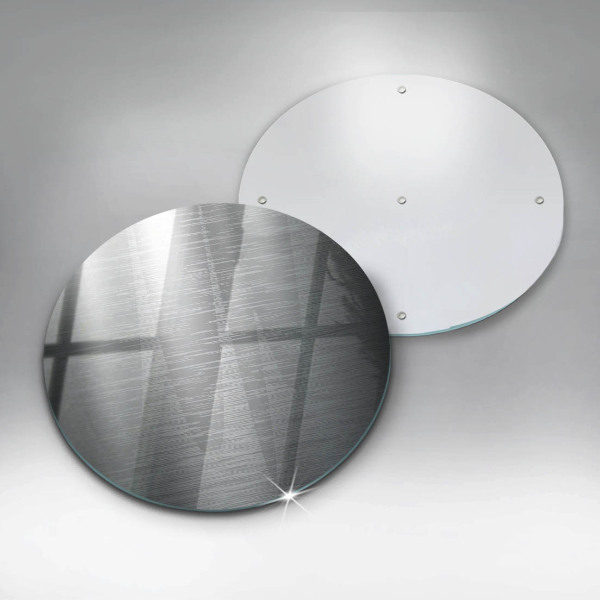 Chopping board glass Metal texture