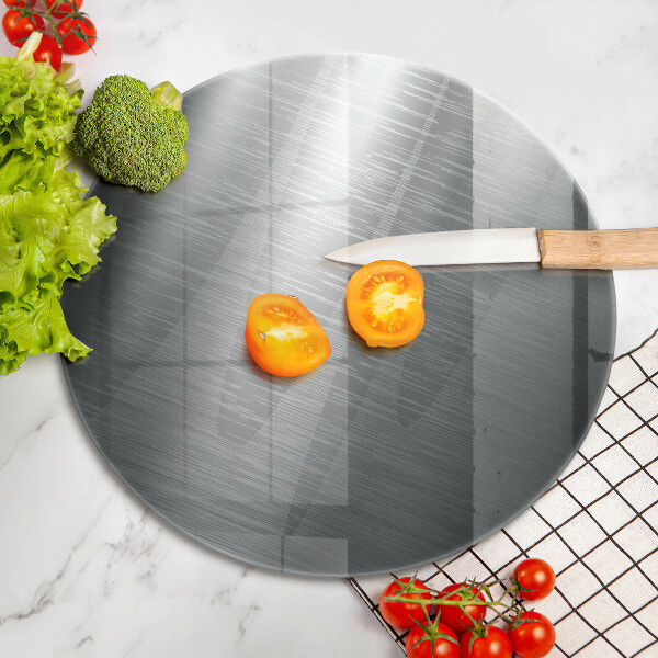 Chopping board glass Metal texture