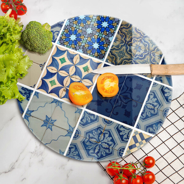 Chopping board glass Decorative tiles