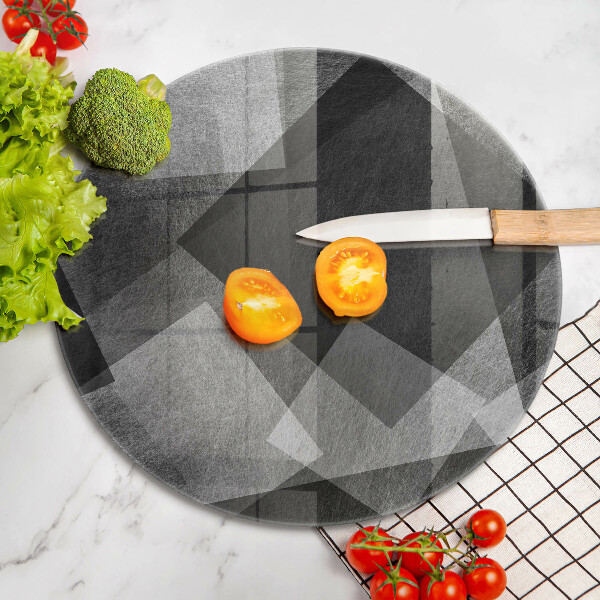 Chopping board Geometric abstraction