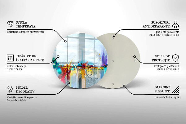Chopping board Painted abstraction