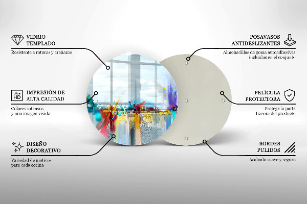 Chopping board Painted abstraction