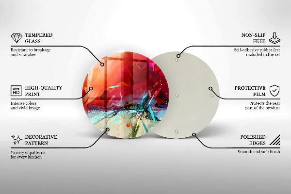 Chopping board Painted abstraction