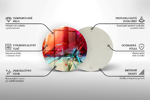Chopping board Painted abstraction