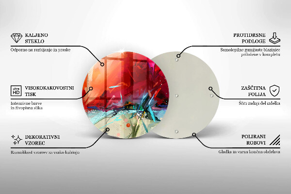 Chopping board Painted abstraction
