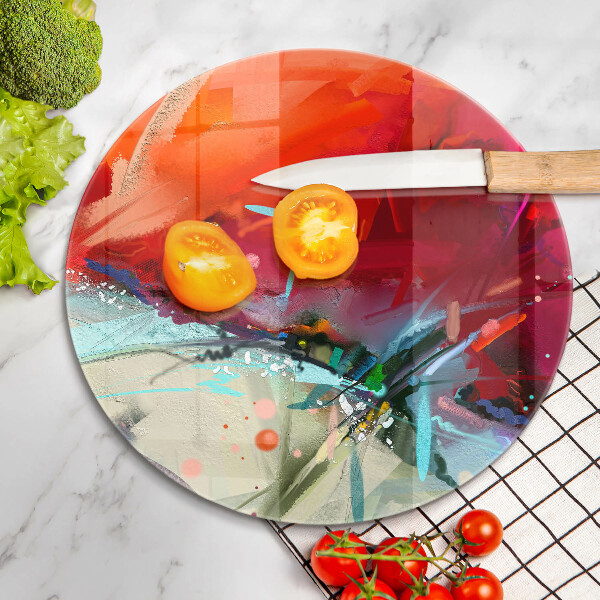 Chopping board Painted abstraction