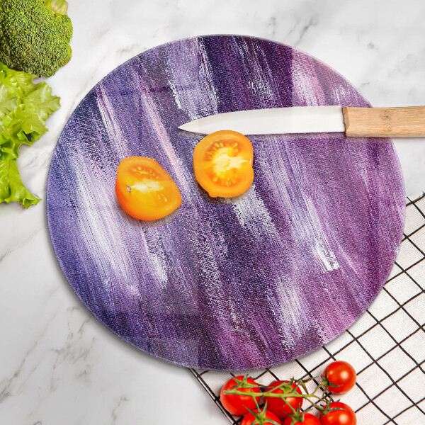 Glass cutting board Paint abstraction