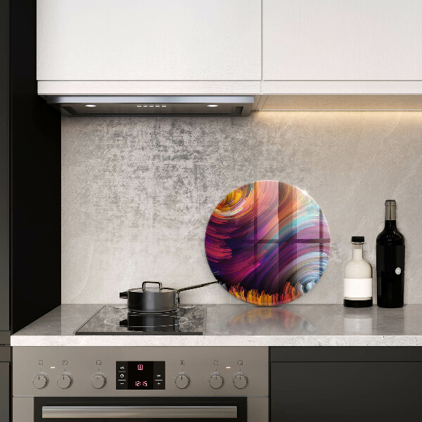 Glass cutting board Colorful highlights