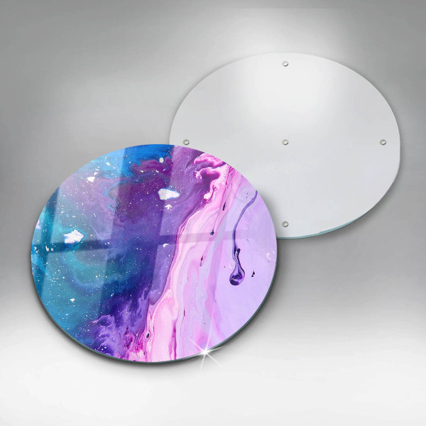 Glass cutting board Abstraction ink