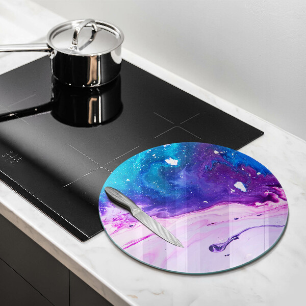 Glass cutting board Abstraction ink