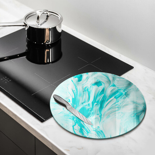 Chopping board glass Paints abstraction