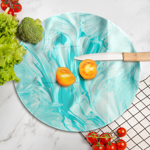 Chopping board glass Paints abstraction