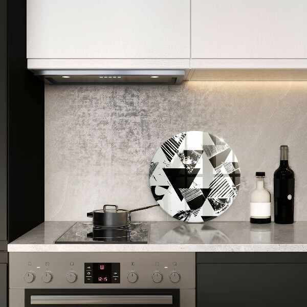 Chopping board Geometric triangles