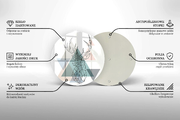 Chopping board Abstract deer