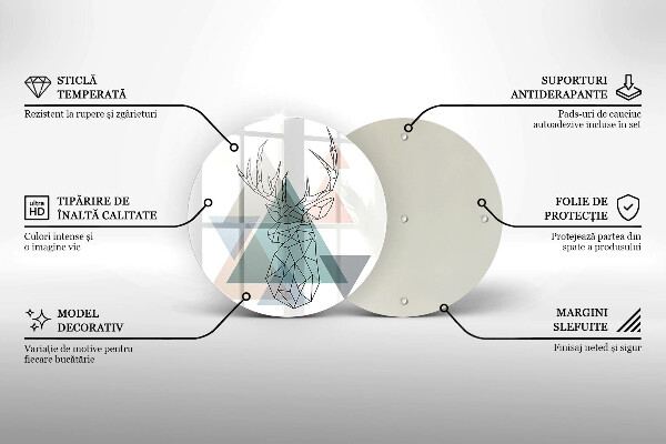 Chopping board Abstract deer