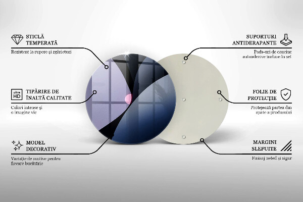 Chopping board glass Abstraction shapes