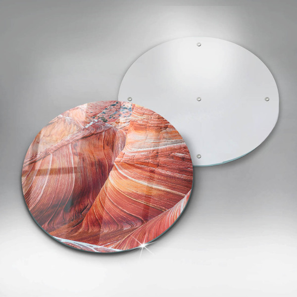 Chopping board glass Grand Canyon