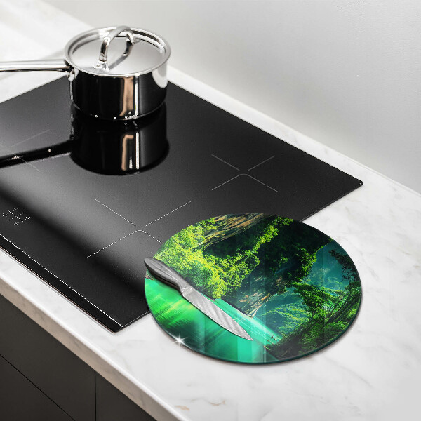 Chopping board Laguna landscape