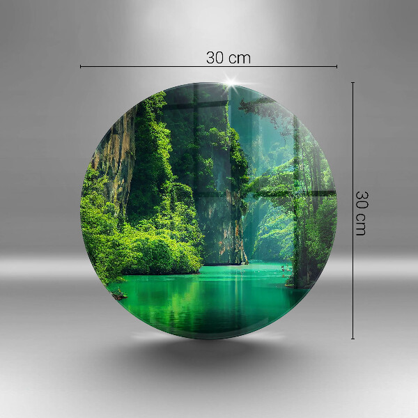 Chopping board Laguna landscape