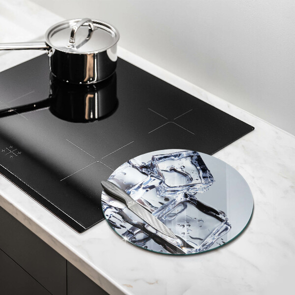 Chopping board glass Ice cubes