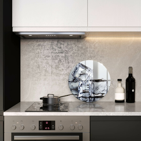 Chopping board glass Ice cubes