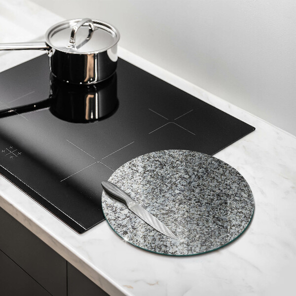 Chopping board glass Stone texture